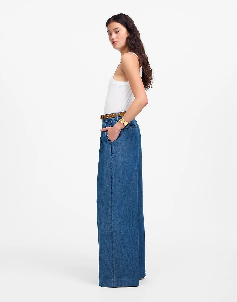 The Harlow Superwide-Leg Jean McNair Wash: Airy Denim Edition | Madewell