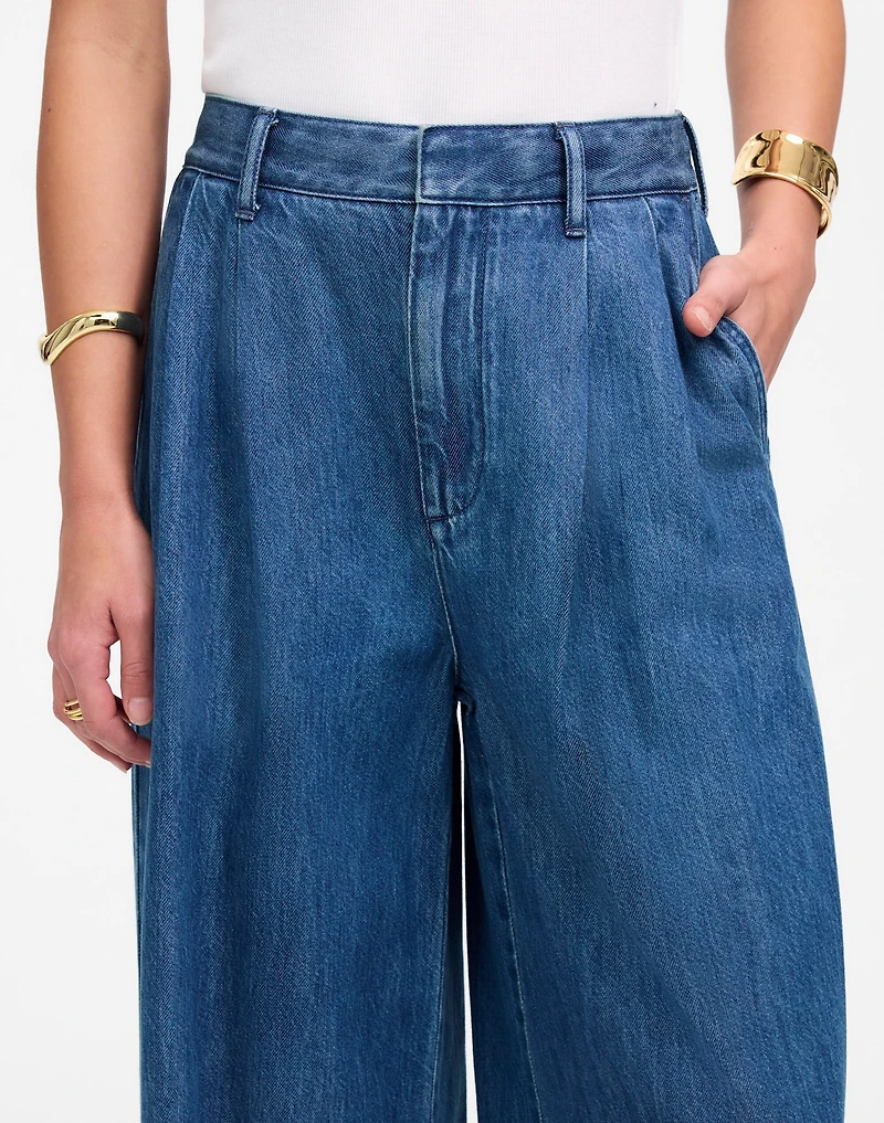 The Harlow Superwide-Leg Jean McNair Wash: Airy Denim Edition | Madewell
