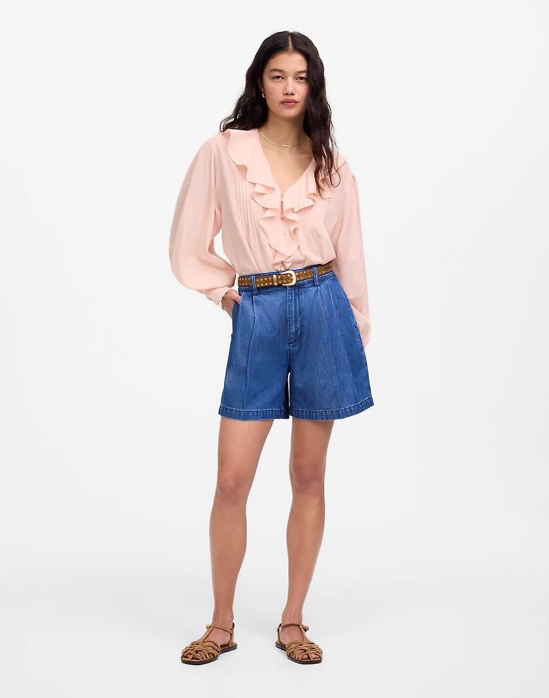 The Harlow Superwide Jean Short: Airy Denim Edition | Madewell