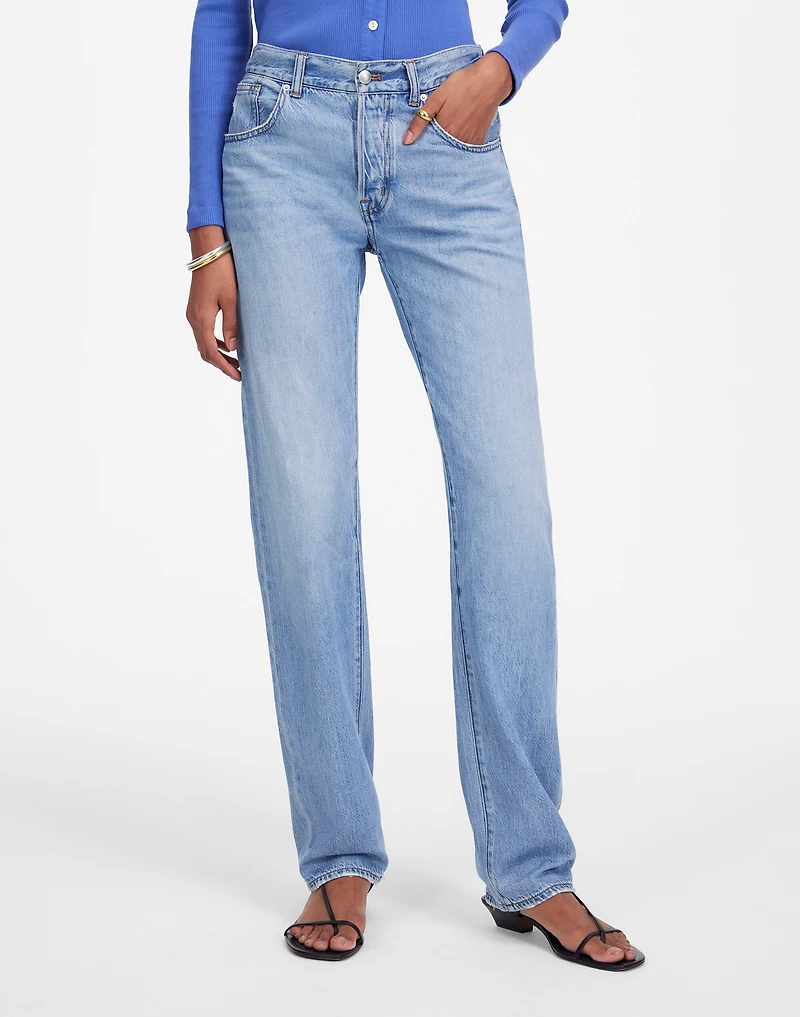The Dean Easy Straight Jean Northridge Wash: Airy Denim Edition | Madewell