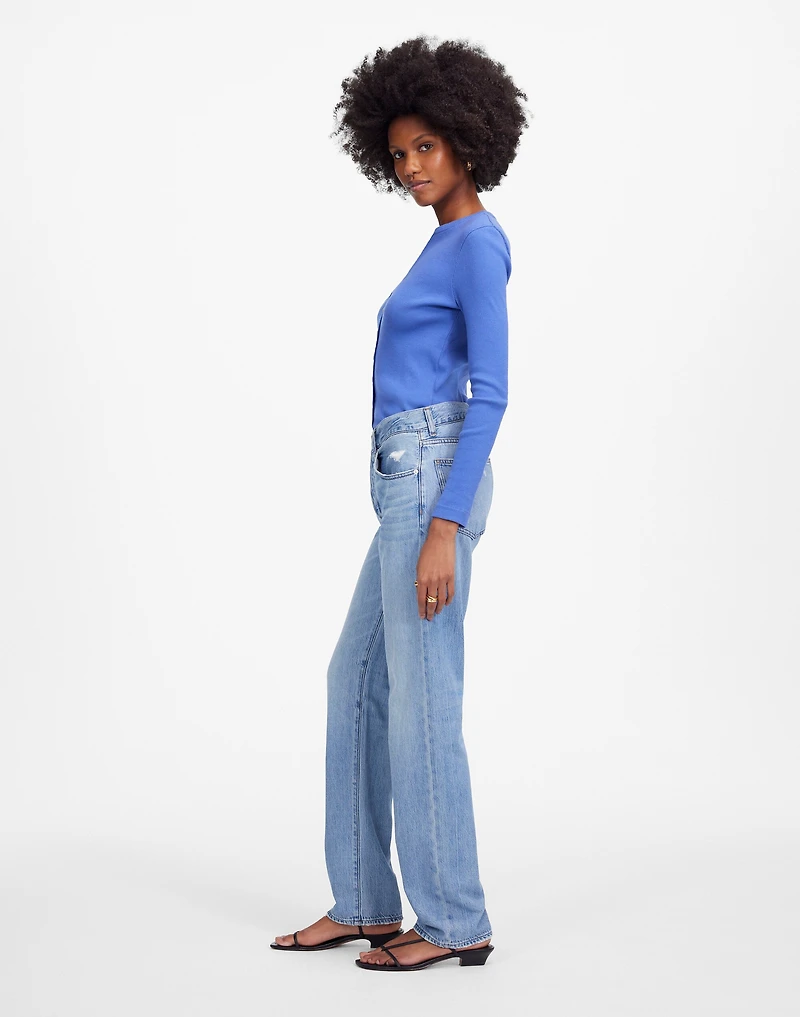 The Dean Easy Straight Jean Northridge Wash: Airy Denim Edition | Madewell