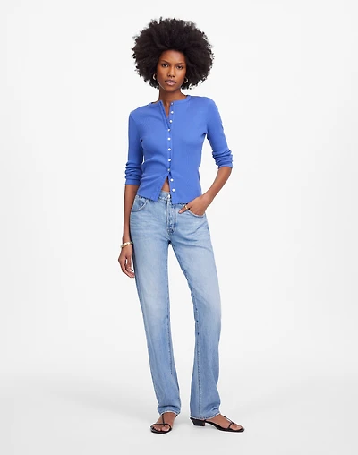 The Dean Easy Straight Jean Northridge Wash: Airy Denim Edition | Madewell