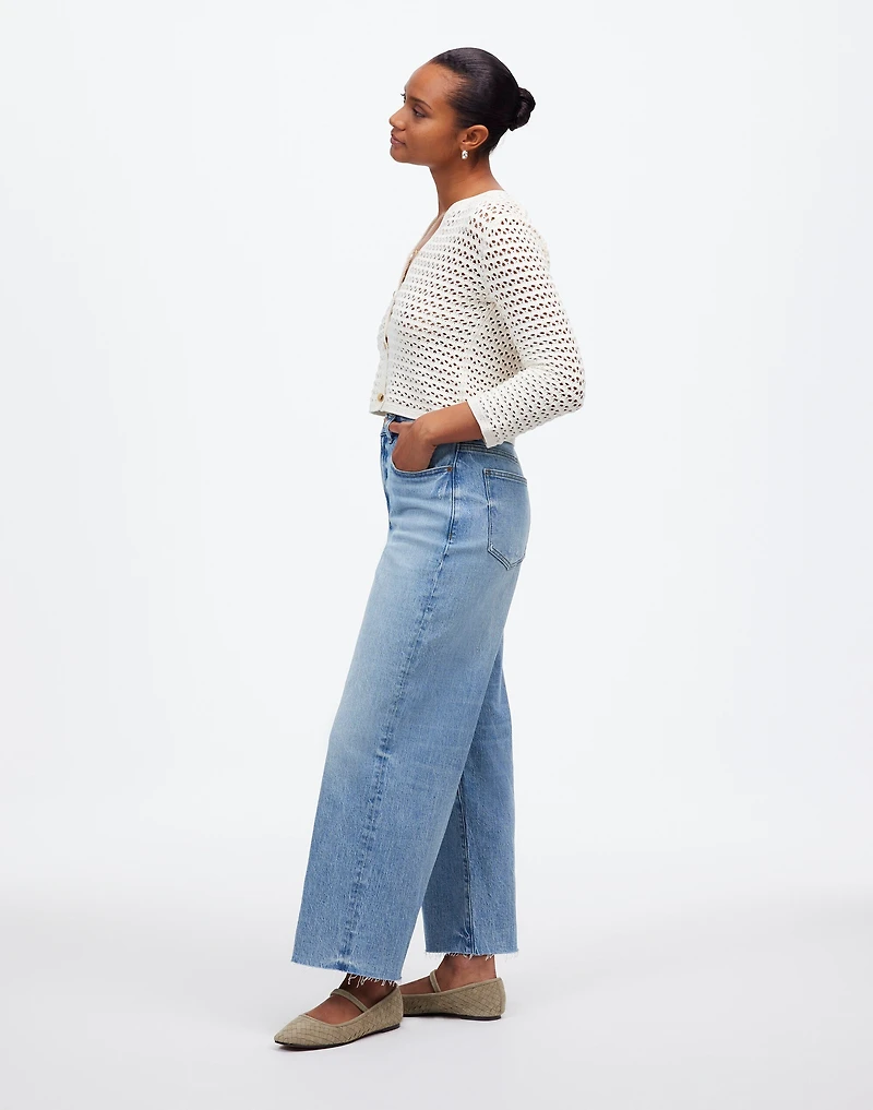 The Curvy Perfect Vintage Wide-Leg Crop Jean | Madewell
