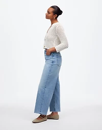 The Curvy Perfect Vintage Wide-Leg Crop Jean | Madewell