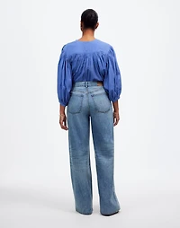 Curvy Superwide-Leg Jeans Billings Wash: Airy Denim Edition | Madewell