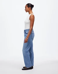 The Curvy Dean Easy Straight Jean Northridge Wash: Airy Denim Edition | Madewell