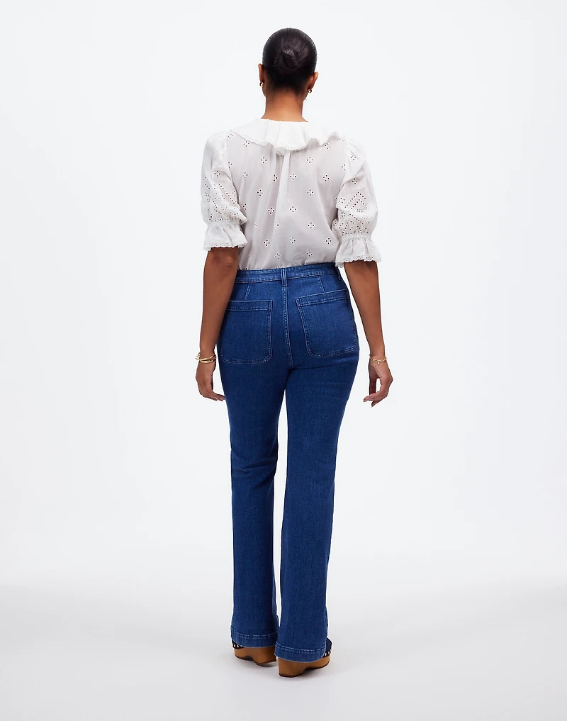Curvy Flea Market Flare Jeans Enola Wash | Madewell