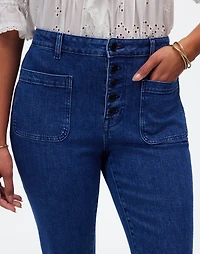 Curvy Flea Market Flare Jeans Enola Wash | Madewell