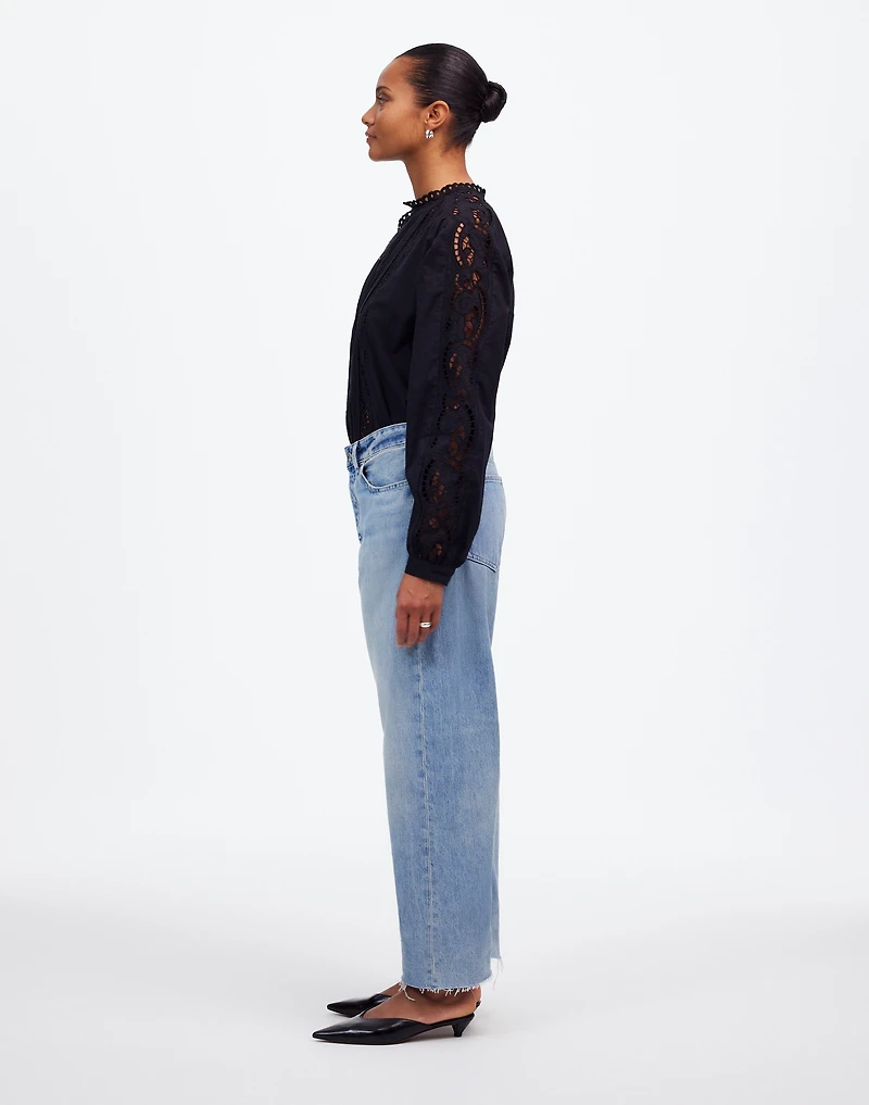 The Curvy Darted Barrel-Leg Jean | Madewell