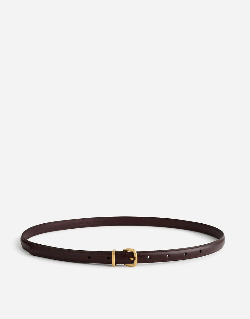 The Essential Skinny Leather Belt | Madewell