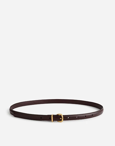 The Essential Skinny Leather Belt | Madewell