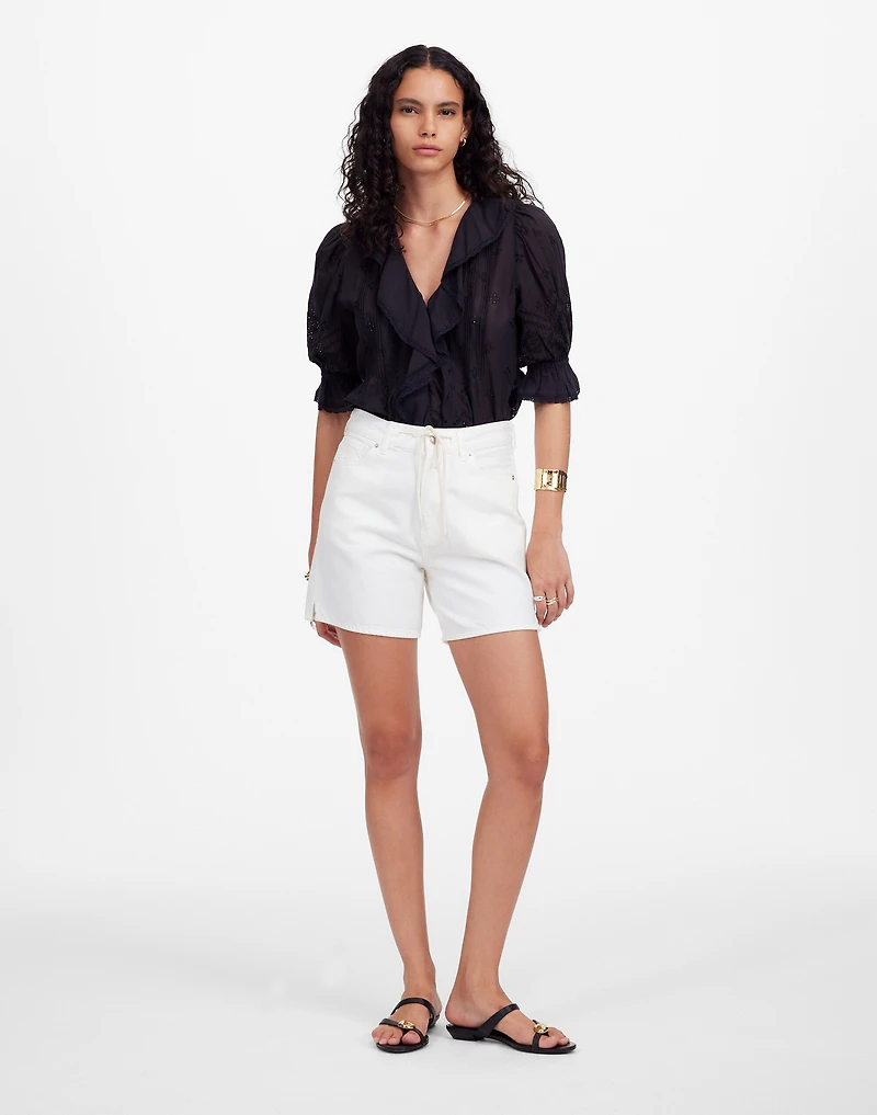 Drawstring Jean Short: Airy Denim Edition | Madewell