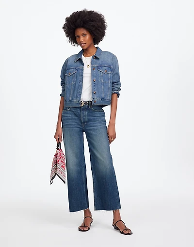 Low-Slung Baggy Crop | Madewell