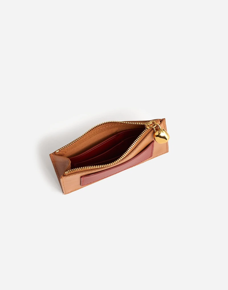 The Organic Hardware Zip Card Case | Madewell