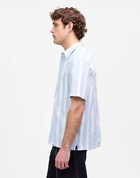 Button-Up Short-Sleeve Shirt Cotton-Linen Blend | Madewell