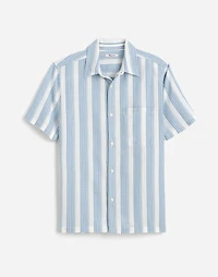 Button-Up Short-Sleeve Shirt Cotton-Linen Blend | Madewell