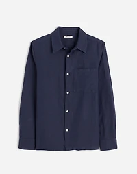 Button-Up Shirt Cotton-Linen Blend | Madewell