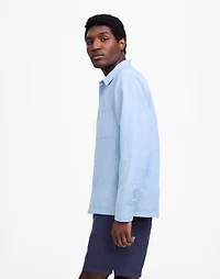 Button-Up Shirt in Cotton-Linen Blend | Madewell