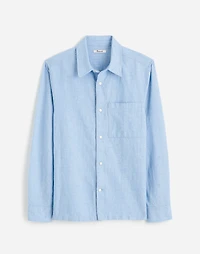 Button-Up Shirt in Cotton-Linen Blend | Madewell