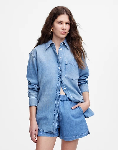 Denim Pull-On Shorts | Madewell