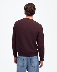 Waffle-Knit Crewneck Sweater | Madewell