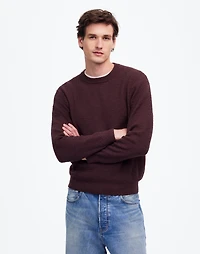 Waffle-Knit Crewneck Sweater | Madewell