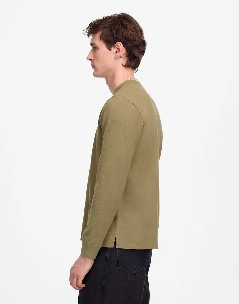 Heavyweight Slub Cotton Long-Sleeve Tee | Madewell