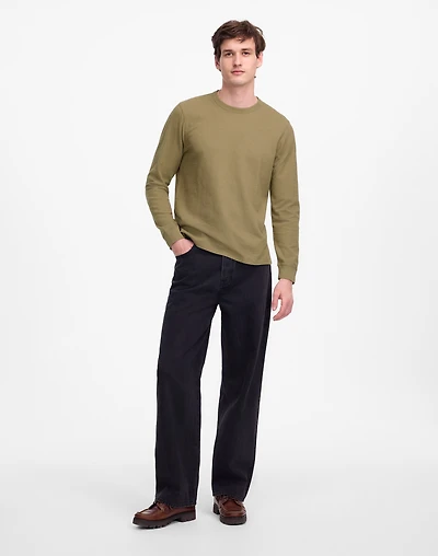 Heavyweight Slub Cotton Long-Sleeve Tee | Madewell