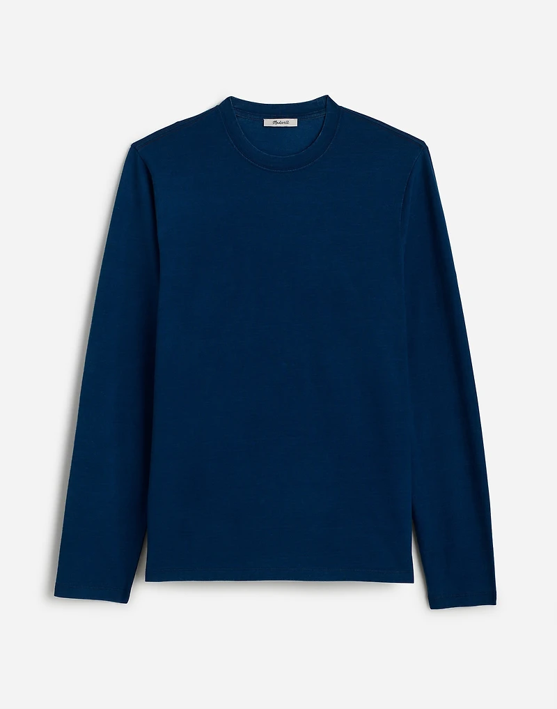 The Indigo-Dyed Long-Sleeve Vintage Tee | Madewell