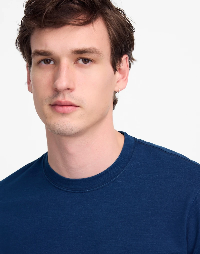 The Indigo-Dyed Long-Sleeve Vintage Tee | Madewell
