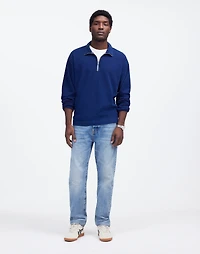 Indigo-Dyed Half-Zip Sweatshirt | Madewell