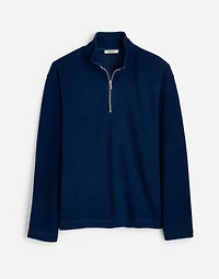 Indigo-Dyed Half-Zip Sweatshirt | Madewell