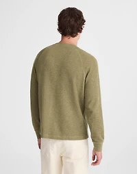French Rib Knit Long-Sleeve Henley Tee | Madewell