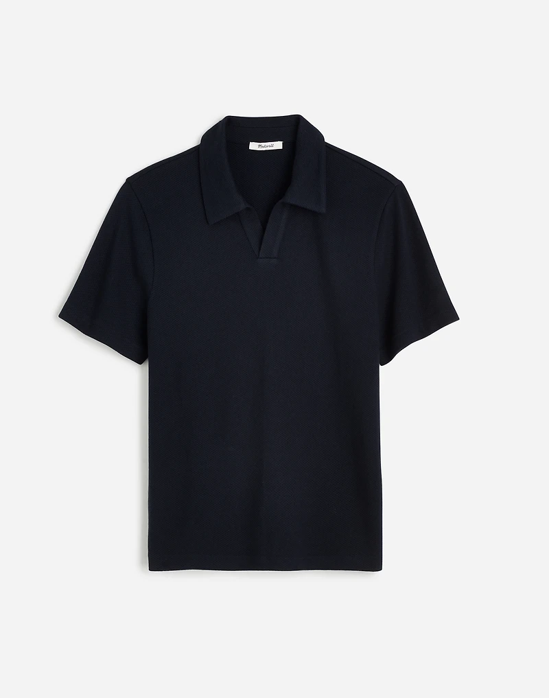 Johnny-Collar Polo in Heavyweight Mesh | Madewell