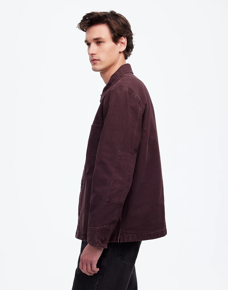 Overshirt Garment-Dyed Canvas | Madewell