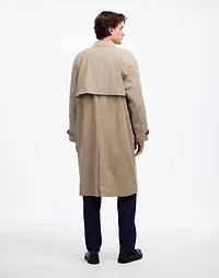 Raglan-Sleeve Trench Coat Italian Twill | Madewell