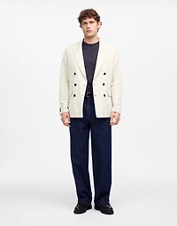 Double-Breasted Blazer in Cotton-Linen Blend | Madewell