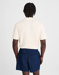 Indigo-Dyed Stripe Everywear Shorts | Madewell