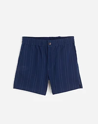 Indigo-Dyed Stripe Everywear Shorts | Madewell