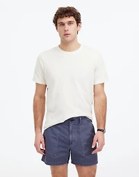 Fatigue Shorts Garment-Dyed Cotton Twill | Madewell