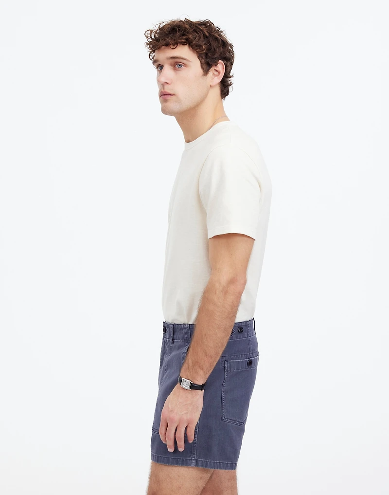 Fatigue Shorts Garment-Dyed Cotton Twill | Madewell