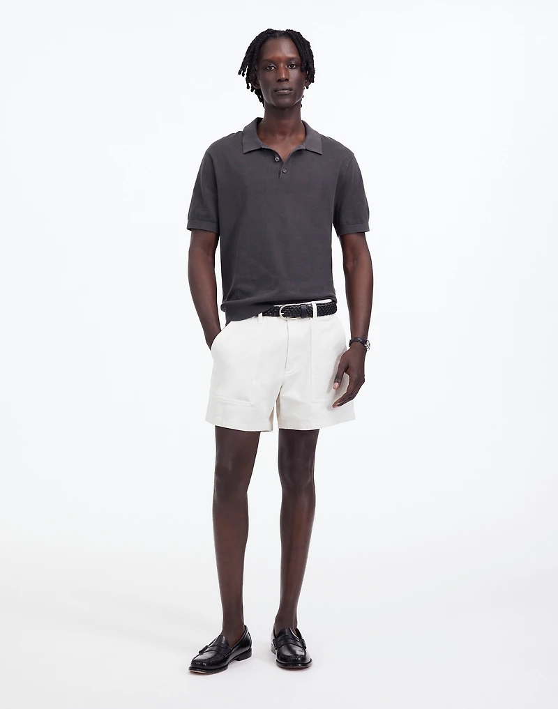 Fatigue Shorts in Garment-Dyed Cotton Twill | Madewell