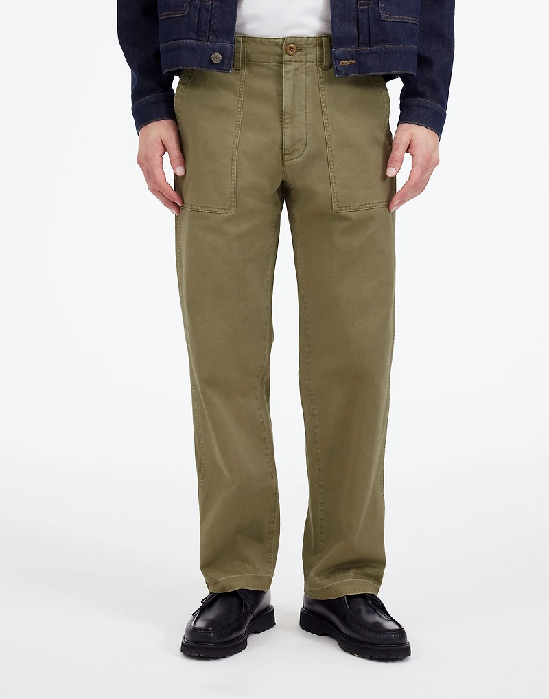 Fatigue Pants Garment-Dyed Cotton Twill | Madewell