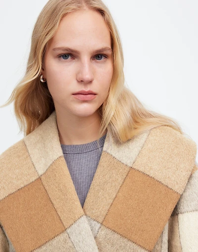Belted Robe Coat Plaid | Madewell