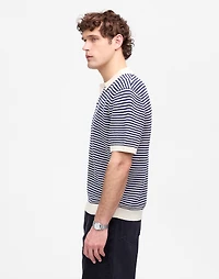 Pointelle Stitch Single-Button Sweater Polo | Madewell