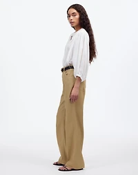 Pleated Low-Slung Baggy Jean in Garment Dye: Airy Denim Edition | Madewell