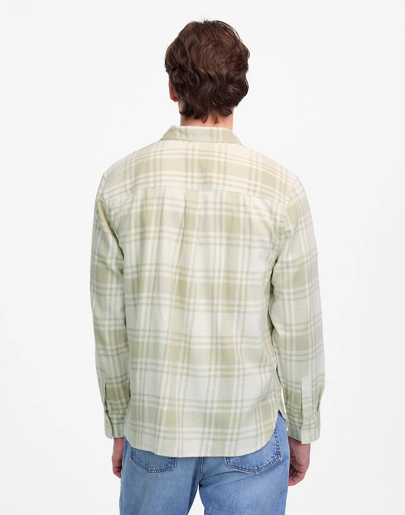 Work Shirt in Cotton Plaid