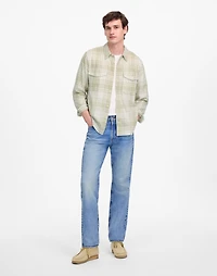 Work Shirt in Cotton Plaid