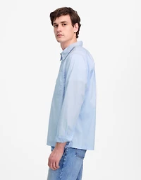 Straight-Hem Cotton Button-Up Shirt | Madewell