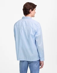 Straight-Hem Cotton Button-Up Shirt | Madewell
